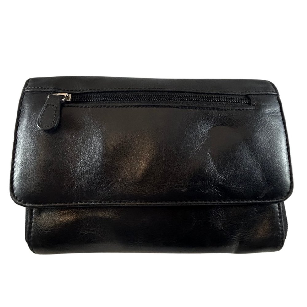 Handbag Women Leather Faux Crossbody Shoulder Black Magnetic Flap Organizer